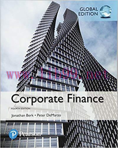 [PDF]Corporate Finance, 4th Global Edition [Jonathan Berk]