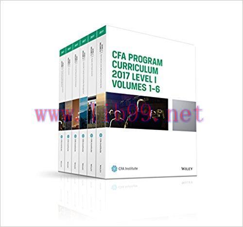 [PDF]CFA Program Curriculum 2018 Level I, Volumes 1-6 [6 Books Set]