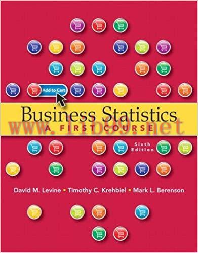 [PDF]Business Statistics - A First Course, 6th Gloable Edition [David M. Levine]
