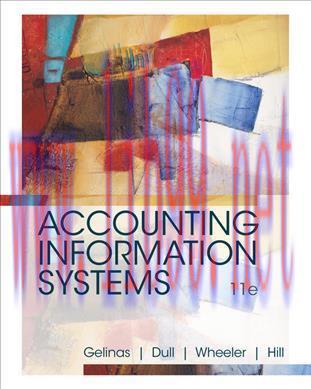 [PDF]Accounting Information Systems, 11th Edition [Ulric J. Gelinas]