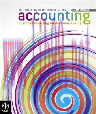 [PDF]Accounting  Business - Reporting for Decision Making (4th Edition) [Jacqueline Birt]