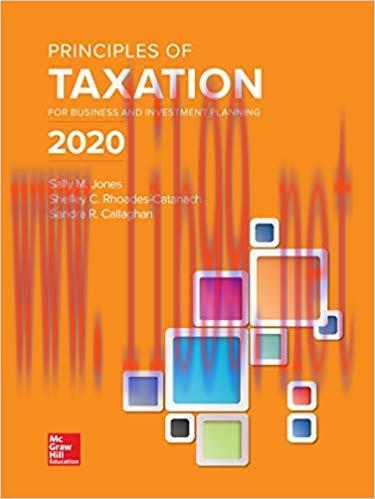 [EPUB]Principles of Taxation for Business and Investment Planning 2020 Edition 23rd Edition