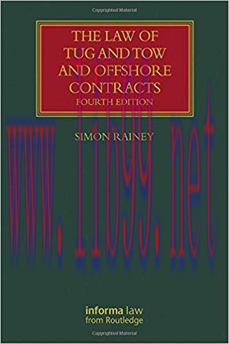 [PDF]The Law of Tug and Tow and Offshore Contracts 4th Edition