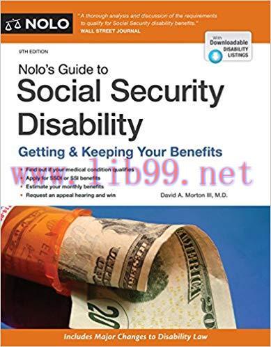 [PDF]Nolo\’s Guide to Social Security Disability: Getting & Keeping Your Benefits Ninth Edition