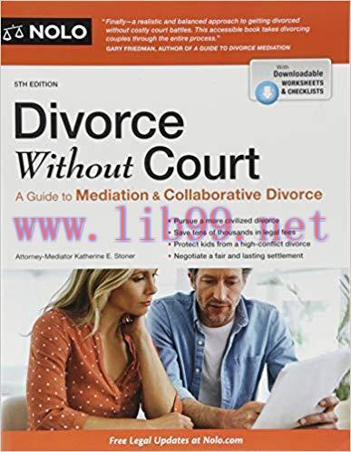 [PDF]Divorce Without Court: A Guide to Mediation and Collaborative Divorce