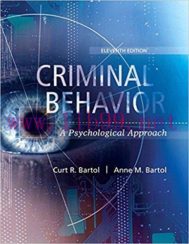 [EPUB]Criminal Behavior: A Psychological Approach, 11th Edition (EPUB) + 11th Global Edition (PDF)