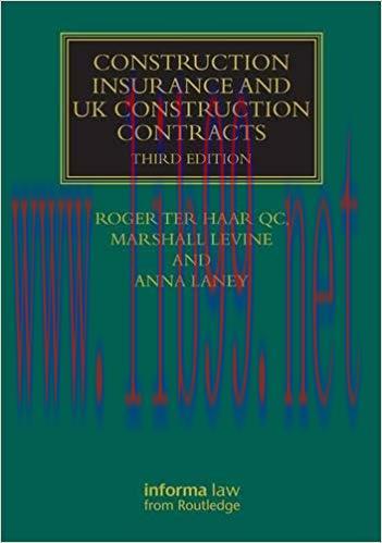 [PDF]Construction Insurance and UK Construction Contracts, 3rd Edition + 2e
