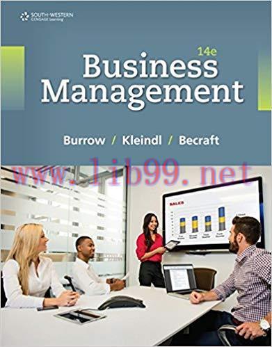 [PDF]Business Management, 14th Edition [James L. Burrow] + 13e