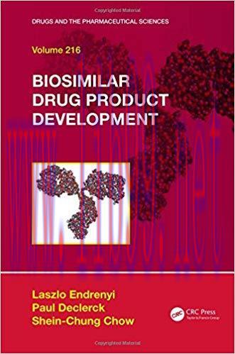 [PDF]Biosimilar Drug Product Development (Drugs and the Pharmaceutical Sciences)