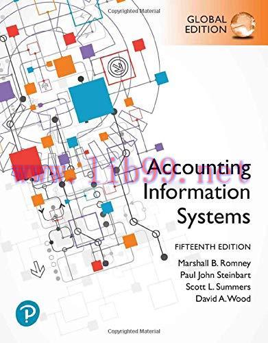 [FOX-Ebook]Accounting Information Systems, Global Edition, 15th Edition