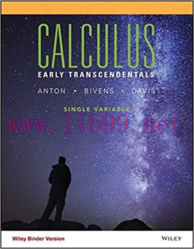 [PDF]Calculus: Early Transcendentals Single Variable, 11e [Howard Anton]