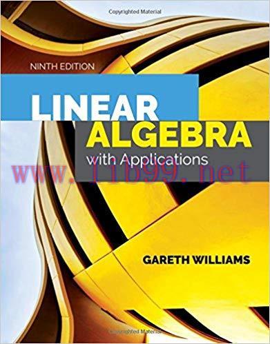 [PDF]Linear Algebra with Applications 9e [Gareth Williams]