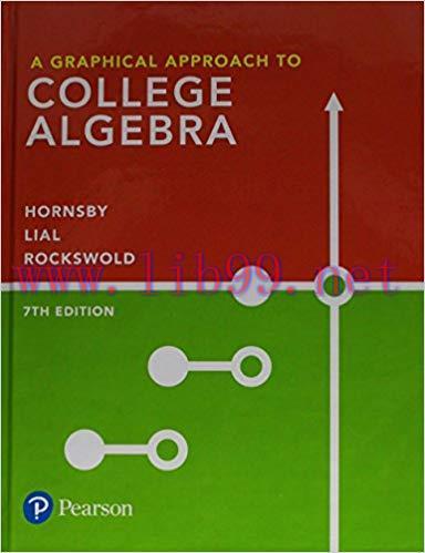 [PDF]A Graphical Approach to College Algebra, 7th Edition [John Hornsby]