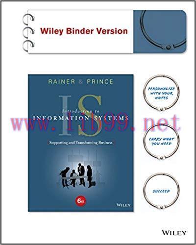 [PDF]Introduction To Information Systems, 6th Edition
