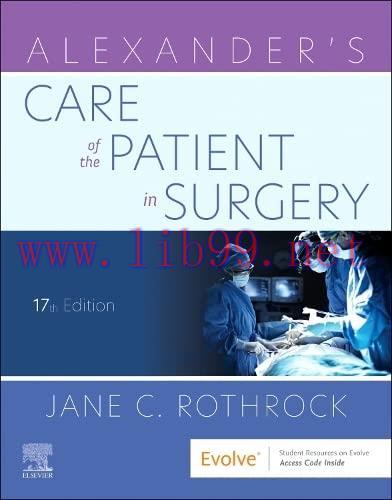 [AME]Alexander’s Care of the Patient in Surgery, 17th edition (Original PDF)