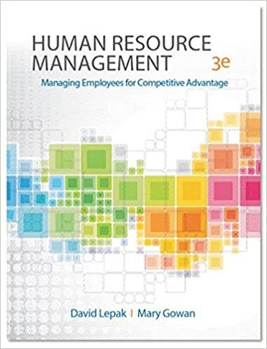 Human Resource Management, third edition