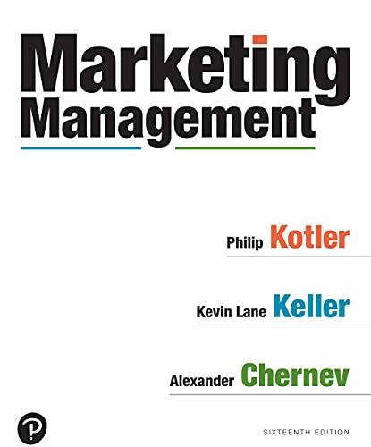 Marketing Management 16th Edition
