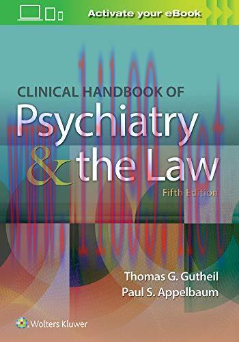 [AME]Clinical Handbook of Psychiatry and the Law, 5th Edition (EPUB + Converted PDF) 