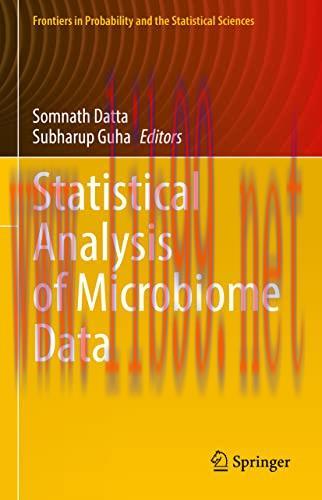 [AME]Statistical Analysis of Microbiome Data (Frontiers in Probability and the Statistical Sciences) (Original PDF) 