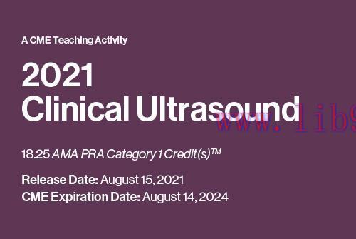 [AME]2021 Clinical Ultrasound (CME VIDEOS) 