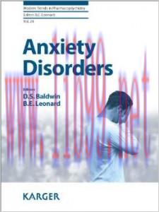 [AME]Anxiety Disorders (Modern Trends in Pharmacopsychiatry, Vol. 29) 