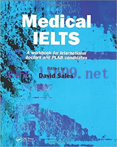 [AME]Medical IELTS: A Workbook for International Doctors and PLAB Candidates 1st Edition (Original PDF From_ Publisher) 