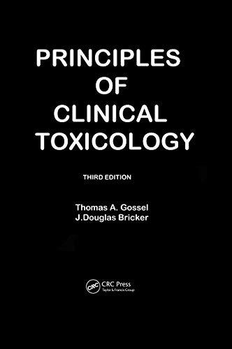 Principles Of Clinical Toxicology 3rd Edition