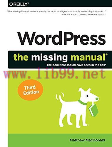 [FOX-Ebook]WordPress: The Missing Manual: The Book That Should Have Been in the Box, 3rd Edition