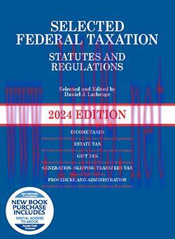 [PDF]Selected Federal Taxation Statutes and Regulations, 2024