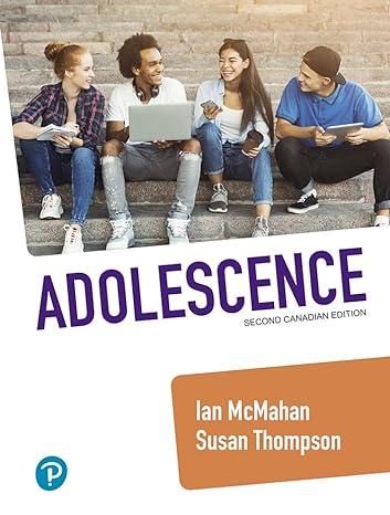 Adolescence, Canadian Edition 2nd(Original PDF)