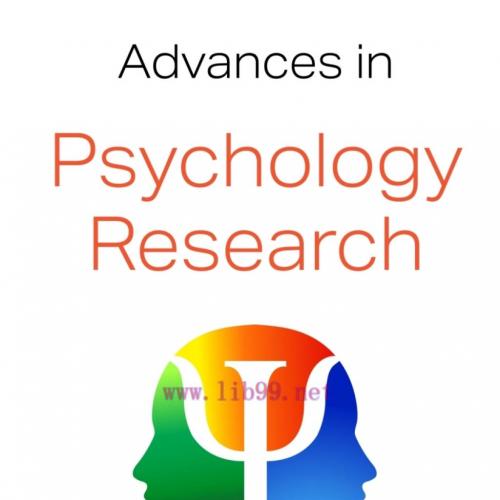 [AME]Advances in Psychology Research, Volume 148 (Original PDF) 