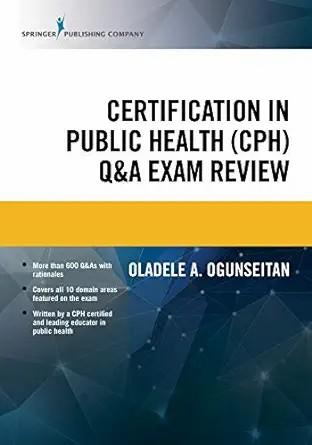 [AME]Certification in Public Health (CPH) Q&A Exam Review (EPUB) 