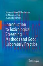 [PDF]Introduction to Toxicological Screening Methods and Good Laboratory Practice