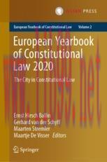 [PDF]European Yearbook of Constitutional Law 2020: The City in Constitutional Law