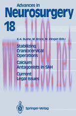 [PDF]Stabilizing Craniocervical Operations Calcium Antagonists in SAH Current Legal Issues: Proceedings of the 40th Annual Meeting of the Deutsche Gesellschaft für Neurochirurgie, Würzburg, May 7-10, 1989