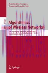 [PDF]Algorithmics of Wireless Networks: 19th International Symposium, ALGOWIN 2023, Amsterdam, The Netherlands, September 7–8, 2023, Revised Selected Papers