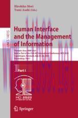 [PDF]Human Interface and the Management of Information: Thematic Area, HIMI 2023, Held as Part of the 25th HCI International Conference, HCII 2023, Copenhagen, Denmark, July 23–28, 2023, Proceedings, Part I