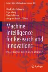 [PDF]Machine Intelligence for Research and Innovations: Proceedings of MAiTRI 2023, Volume 2