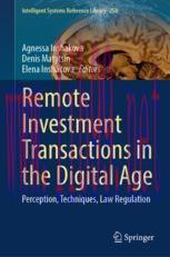 [PDF]Remote Investment Transactions in the Digital Age: Perception, Techniques, Law Regulation