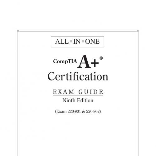CompTIA A_ Certification All-in-One Exam Guide, 9th Edition