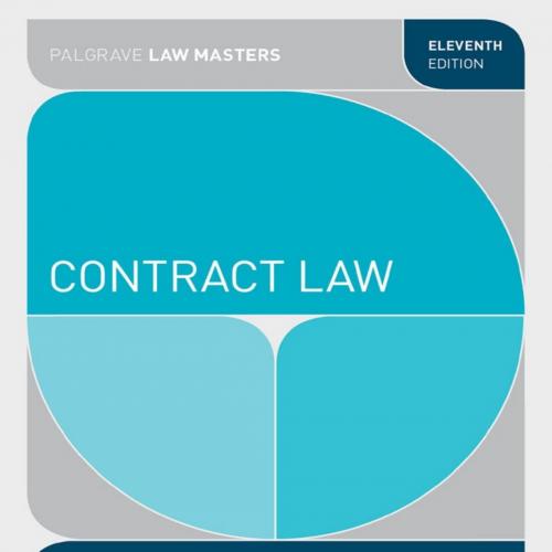 Contract Law (Palgrave Law Masters)
