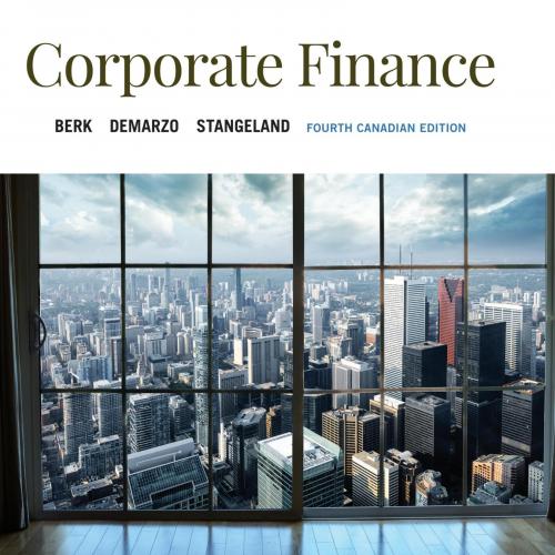 Corporate Finance 4th Canadian Edition