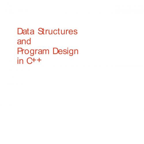 Data structures and Program Design in C__