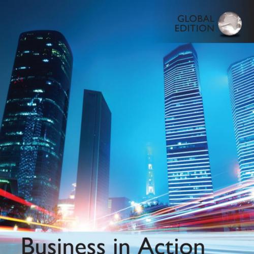 Business in Action 8th Global Edition Bovee