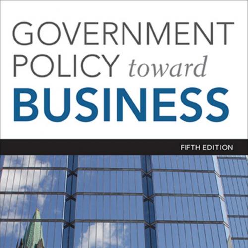 Government Policy Towards Business 5th Edition
