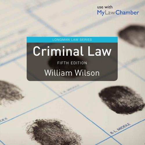 Criminal Law 5th Edition(Longman Law Series)