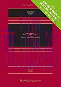 [EPUB][Ebook]Contracts Cases and Doctrine 7th Edition