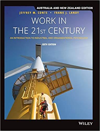 [PDF]Work in the 21st Century An Introduction to Industrial and Organisation Psychology, 6th ANZ Edition [Landy]