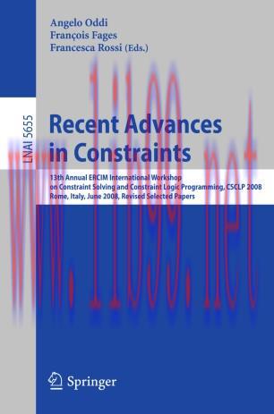 Recent Advances in Constraints